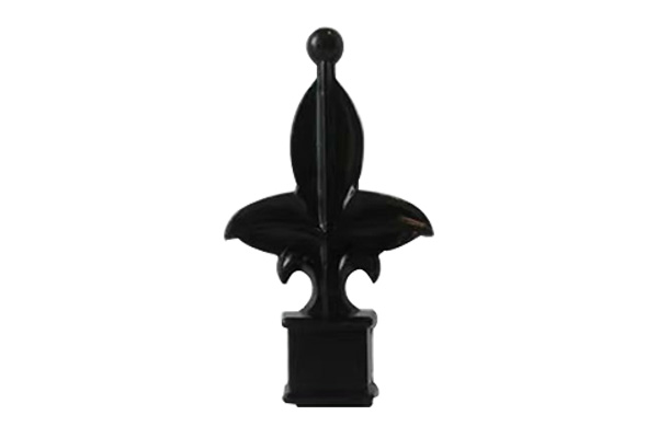 Gard metalic negru Accesorii decorative Finiale Spears Poarta Stalp Finials Topper